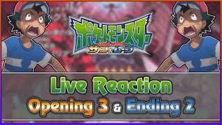 Live Reaction Pokemon Sun amp Moon  Opening 3 amp Ending 2 [upl. by Halyahs]