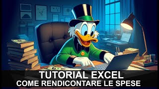 TUTORIAL EXCEL  Come rendicontare le spese [upl. by Lorou]