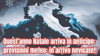 quotIn arrivo una tempesta di neve previsioni e preparativi per novembre 2024quot [upl. by Darbee904]