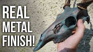 HOW TO METALIZE A SKULL Tutorial with CopperBronze [upl. by Lamrert827]