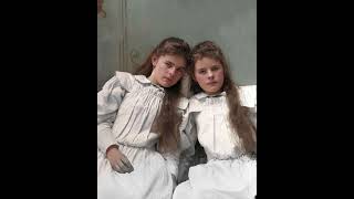 Twins from Arkansas Early 1900s  A Colorized Journey Through Time [upl. by Mercie]