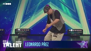 Leonardo Páez  Actor y bailarín  Audiciones  Got Talent Argentina 2023 [upl. by Nawat]