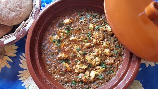 طاجين بمخ الغنم مشرمل Tajine au cervelle dagneau [upl. by Ytirehc]