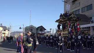 秩父夜祭宵宮に中近笠鉾139年振りの曳行 秩父駅前に到着！ 中近の笠鉾 秩父夜祭2018 宵宮 00122 [upl. by Kcirddahc]