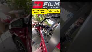 Window tint  Toyota Vios 13 XLE CVT 2024 [upl. by Allix]