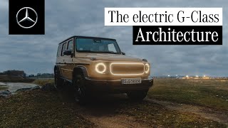 The allnew electric GClass – Electric Architecture  Teaching Tech [upl. by Darooge161]