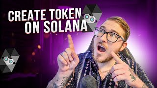 How to create your own token on Solana  May 22nd 21 [upl. by Olva]