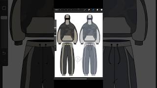 Tracksuit Mockup ✍️ fashiondesign appareldesign mockups hoodiedesign procreate [upl. by Segalman]