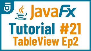 Edit TableView  JavaFX GUI Tutorial for Beginners [upl. by Hillary]