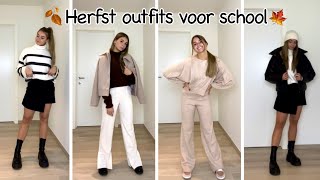 10 HERFST OUTFITS VOOR SCHOOL🍁  STIEN EDLUND [upl. by Trinee]