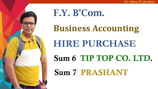 Hire Purchase  Tip Top Company Ltd  Prashant  Business Accounting  Tip Top Co [upl. by Suivart]