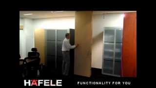 Hafele Sliding Door Solutions  Centerfold [upl. by Egief]