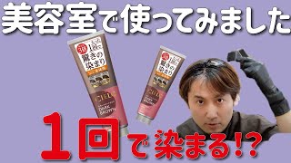 ホントに１回で染まる？シエロの白髪染めカラートリートメントの実力を検証しました！ [upl. by Inga]