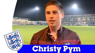 Christy Pym on playing for Englands Under20s  Exeter City Football Club [upl. by Mchail]