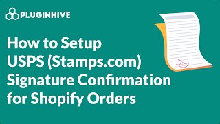 How to set up USPS Stampscom Signature Confirmed for Shopify Orders [upl. by Jefferson]