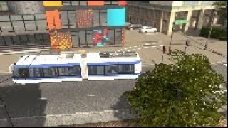 Cities Skylines Euroland Trolleybus Kronenburg [upl. by Ynatsyd]