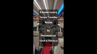 8 Seater Luxury Force Tempo Traveller Rental for Outstation  shorts trending tempotraveller [upl. by Kenway926]