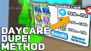 NEW OP DAYCARE DUPE SCRIPT ON PET SIMULATOR X 🚀Yeet a Pet Update🔥100 SAFE  DAYCARE GLITCH [upl. by Noskcire]