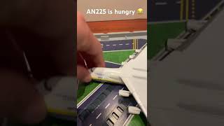 AN225 mriya is hungry🤣😂 funny aviation AN225 [upl. by Lancey]