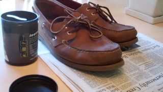 How to polish Sperry Topsiders Leather Shoes [upl. by Mistrot]