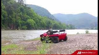 AllTerrain 8Wheel Beach Buggy Double FourWheeler Adult ATV Vechile Amphibious Cruiser 8X8 All W [upl. by Barolet]