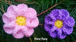 Summer Garden Flower Baby Blanket Free Crochet Pattern  Crafting Happiness [upl. by Joni]