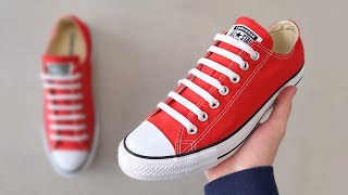 HOW TO BAR LACE CONVERSE BEST WAY [upl. by Cogen]