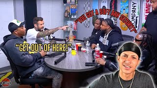 Chicago Rapper Rooga Looks Like A Fool After Pressin Adam 22 On No Jumper For Talkin Crazy Bout Duck [upl. by Sparrow952]