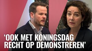 Wegblokkades Koningsdag VVD wil plannen Halsema horen [upl. by Yblek]