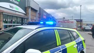 Police attending an incident in Altrincham GMP [upl. by Ahsia]