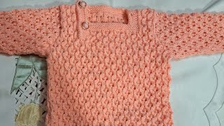 Beautiful sweater for 1Year baby babysweater sweaterbunai diy [upl. by Chic]