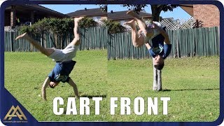 Cart Front Cart Arabian Cartwheel then frontflip like straight after Progressiom [upl. by Oremodlab]