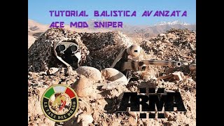 Tutorial cecchino sniper balistica avanzata Ace Mod Arma3 ITA [upl. by Nerti]