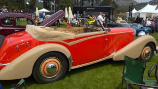 1934 Hispano Suiza J12 Vanvooren at Quail Motorsports Gathering 2016 [upl. by Stanislaus]