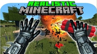 Realistic Minecraft Batman Uses TNT Minecraft Real Life [upl. by Oht]