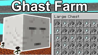 Ghast Farm  Gunpowder  Gast Tear  Minecraft 121 [upl. by Aenad4]