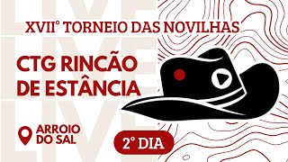 AO VIVO  XVII° Torneio das novilhas direto de ARROIO DO SAL  RS  2° DIA [upl. by Felita]