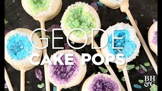 Geode Cake Pops [upl. by Scibert142]