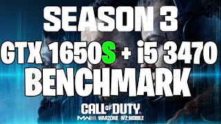 Call of Duty Warzone 3 SEASON 3  GTX 1650S 4GB amp i5 3470 [upl. by Stralka]