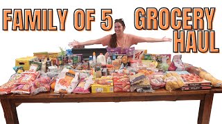 LARGE GROCERY HAUL ON A BUDGET  STOCKING UP MY PANTRY FREEZER amp FRIDGE [upl. by Edmea]