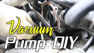 How to Install a Vacuum Pump on a VW 25L 5cyl Find Parts HERE too [upl. by Attah]