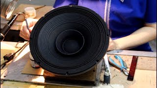 how to make fullrange loudspeaker in Russia  diy speaker [upl. by Wrench]