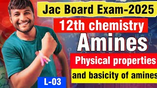 L03 Physical properties and basicity of amines  Physical Properties Amines  Basicity of Amines [upl. by Meir]