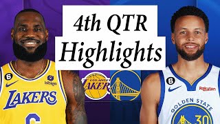 Golden State Warriors vs Los Angeles Lakers Full Highlights 4th QTR  Oct 13  2023 NBA Preseason [upl. by Arick]