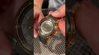 Breguet Marine Big Date Rose Gold Rubber Strap Mens Watch 5817BR Review  SwissWatchExpo [upl. by Ttelracs553]