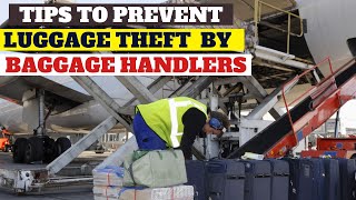 How to prevent theft from your checked luggage  How to Keep Your Luggage Safe From Thieves 2024 [upl. by Sandon464]