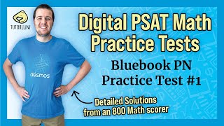 Digital PSATNMSQT Math  Practice Test 1 [upl. by Odnarb]