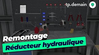 Remontage dun réducteur hydraulique [upl. by Doersten414]