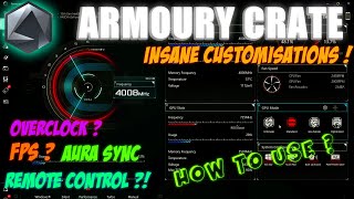 Asus Armoury Crate Software  A Guided Tour [upl. by Henden695]