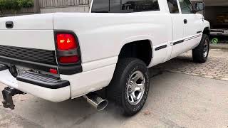 Dodge Ram 1500 1999 Raw sound without Catalyst [upl. by Epolulot]